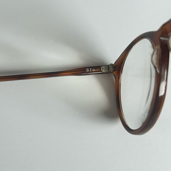 VINTAGE Brown Round Glasses FRAMES ONLY by MAY USA - Picture 3 of 11